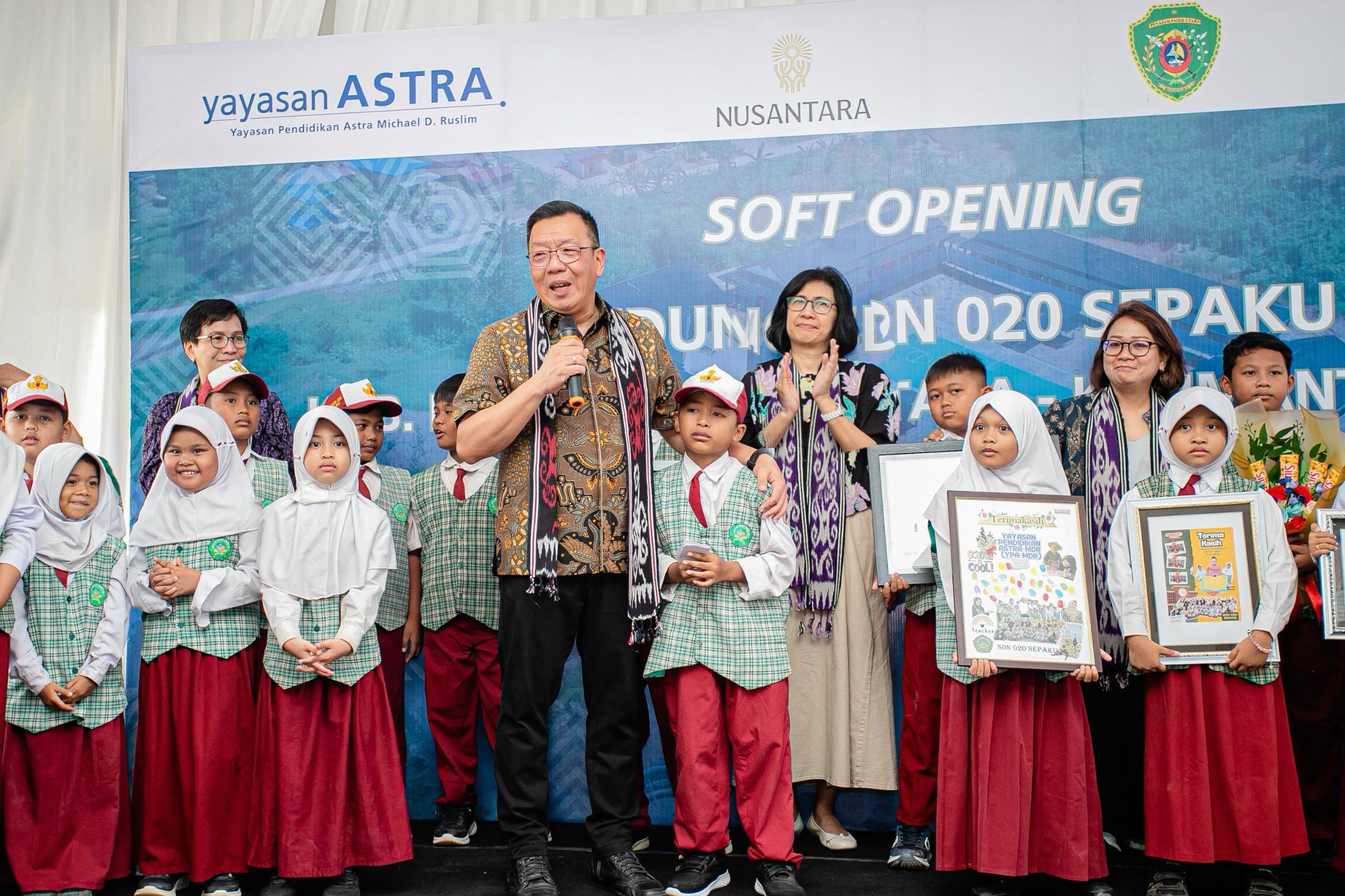 Astra Bersama Pemerintah Daerah Penajam Paser Utara  Melaksanakan Soft Opening Bangunan SDN 020 Sepaku di IKN